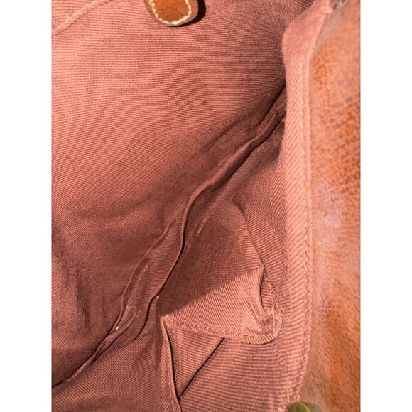 Relic Vintage Cottage Core Handwoven Bag with Wooden Handles and Crossbody Strap - Picture 9 of 13